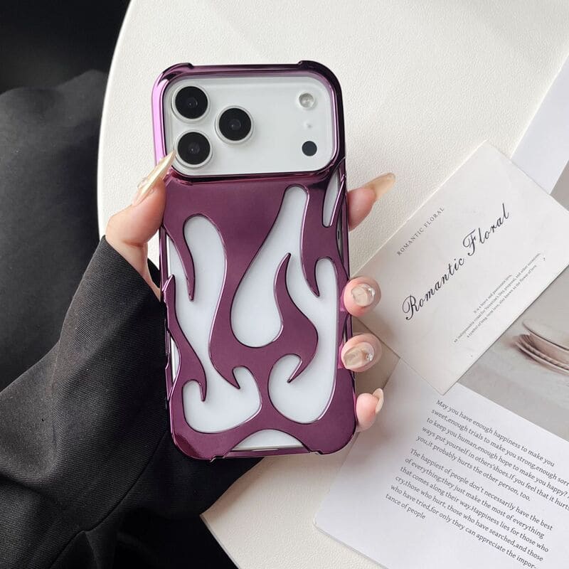 ChubbyArmor FlameHollow - Heat Dissipation Electroplated Soft iPhone Case