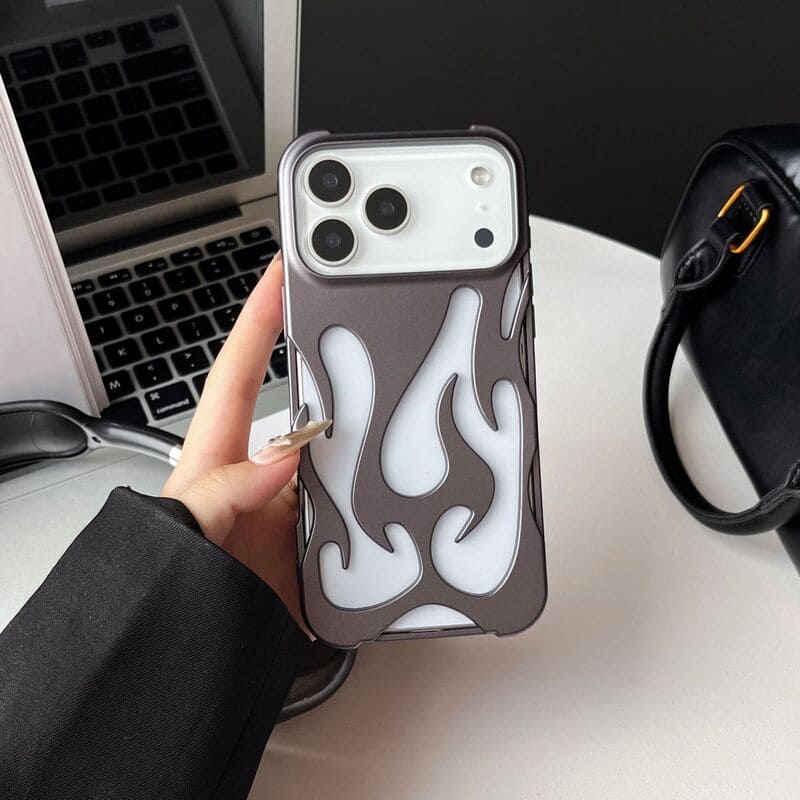 ChubbyArmor FlameHollow - Heat Dissipation Electroplated Soft iPhone Case