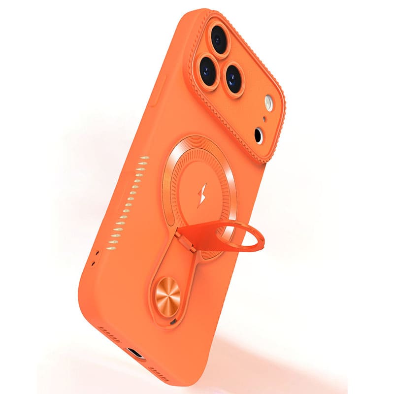 ChubbyArmor Flex - Silicone Magnetic Case with Built-in Stand for iPhone 17