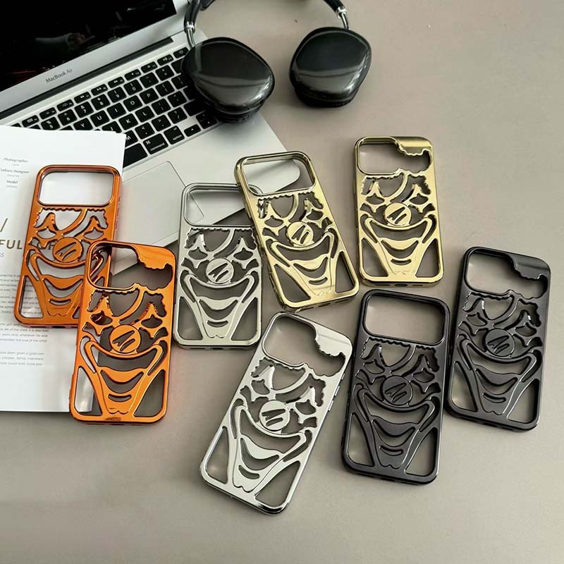 ChubbyArmor Joker - Creative Clown Cut-out Protective Case for iPhone 17