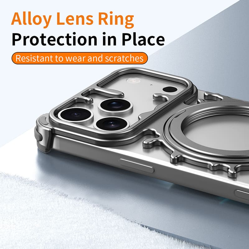 ChubbyArmor LavaFlow - Metal Cooling Magnetic Rotating Case For iPhone 17