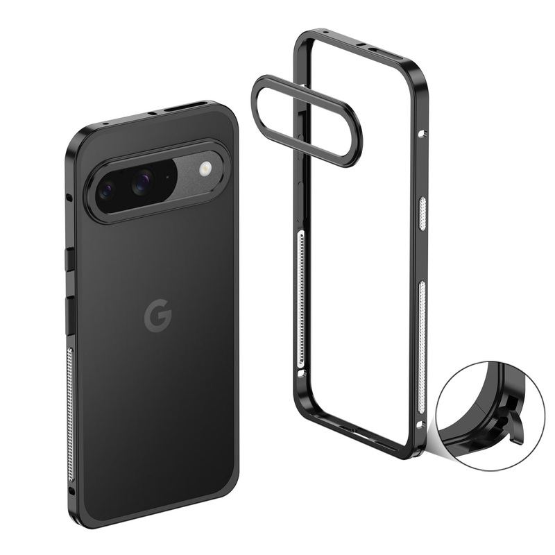 ChubbyArmor LiteGo - Ultra-Thin Metal Frame Heat Dissipation Case With Lens Protector For Google