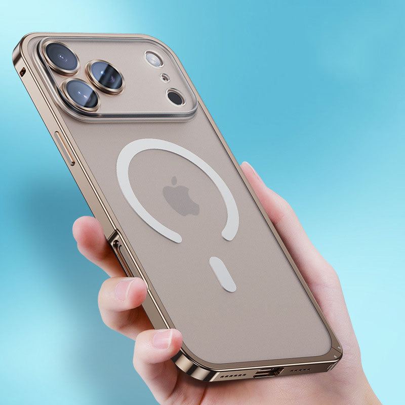 ChubbyArmor MagFrame - Magnetic Metal Frame Case With Detachable Matte Back For iPhone 17