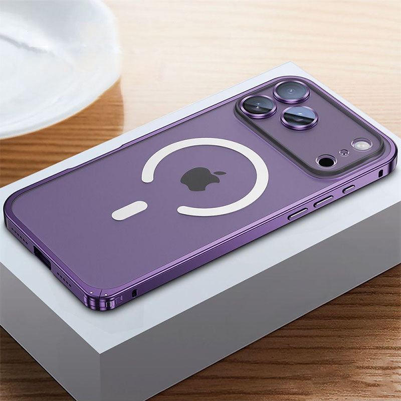 ChubbyArmor MagFrame - Magnetic Metal Frame Case With Detachable Matte Back For iPhone 17