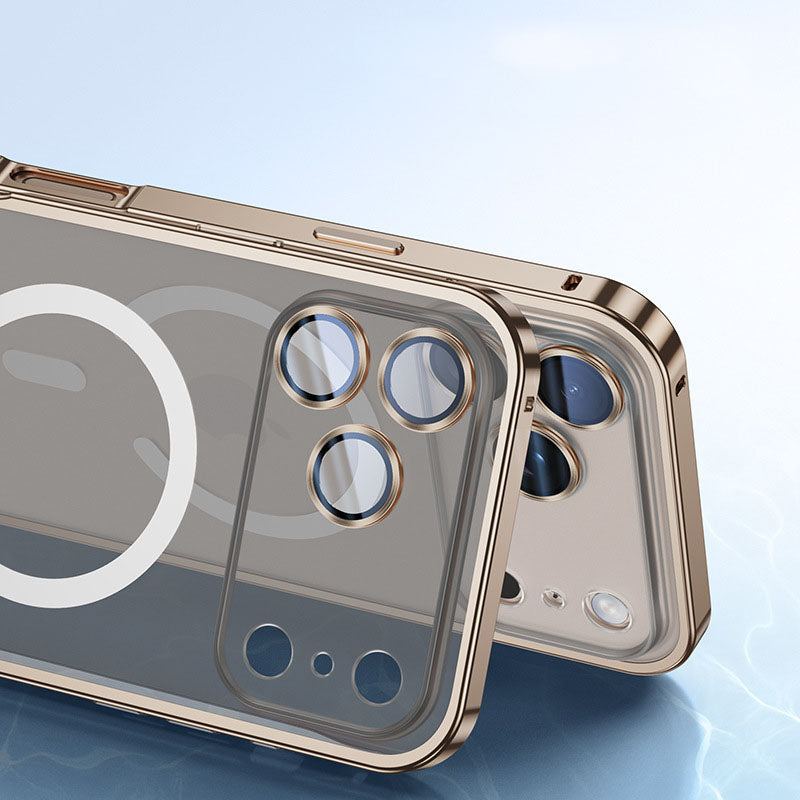 ChubbyArmor MagFrame - Magnetic Metal Frame Case With Detachable Matte Back For iPhone 17