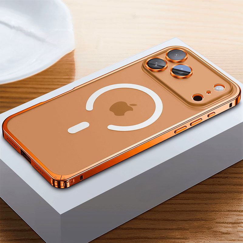 ChubbyArmor MagFrame - Magnetic Metal Frame Case With Detachable Matte Back For iPhone 17