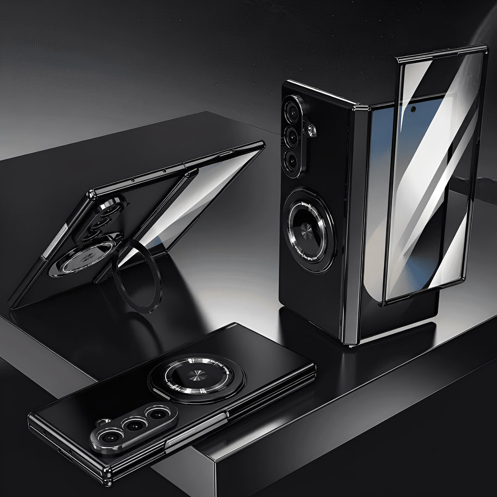 ChubbyArmor MagRotate – All-In-One Magnetic Case With Built-In Screen Protector & 360° Rotating Stand For Samsung