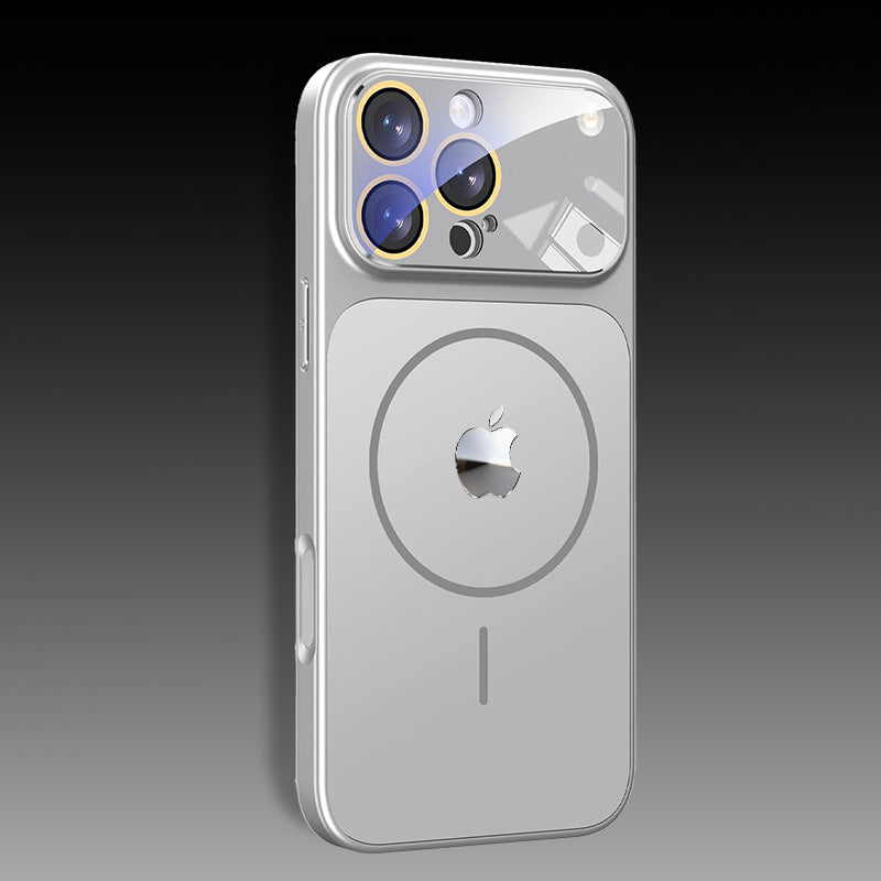 ChubbyArmor Maglite - 17 Modeling Lens Protection Frosted Glass Phone Case For iPhone