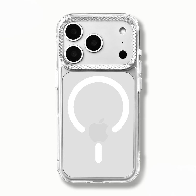 ChubbyArmor PrismView - Transparent Magnetic Case With Spiral Color Lens Protector For iPhone 17