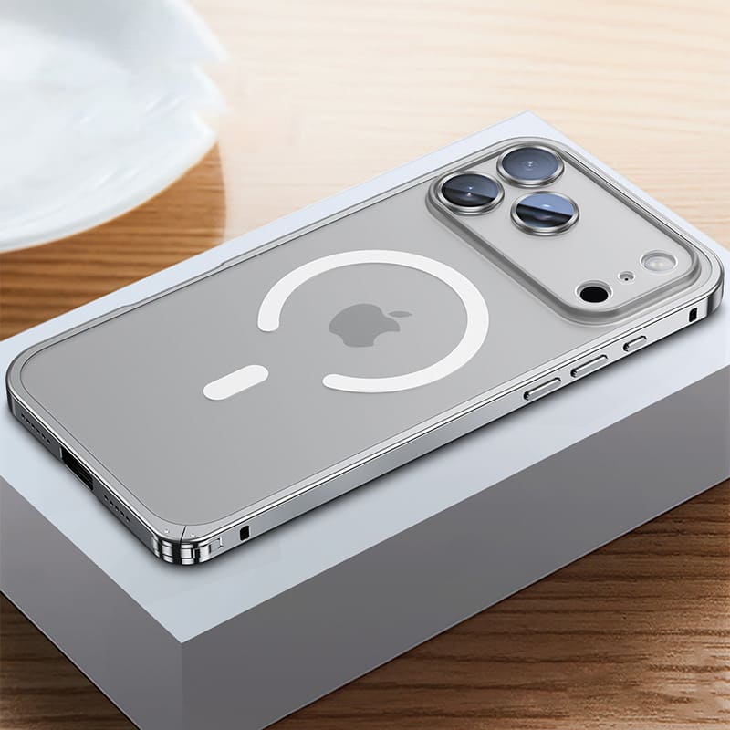 ChubbyArmor ProLock - Magnetic Metal Frame Case with Spring-Lock for iPhone 17