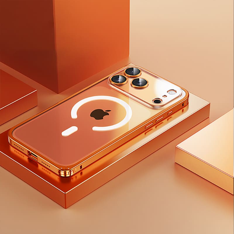 ChubbyArmor ProLock - Magnetic Metal Frame Case with Spring-Lock for iPhone 17