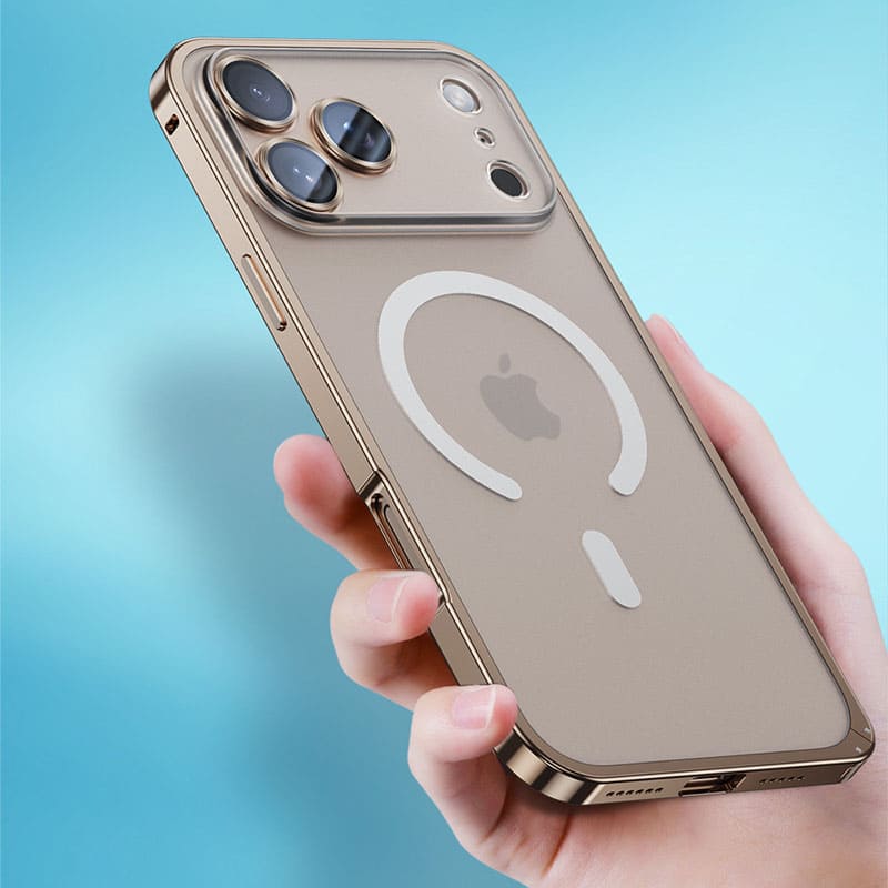 ChubbyArmor ProLock - Magnetic Metal Frame Case with Spring-Lock for iPhone 17