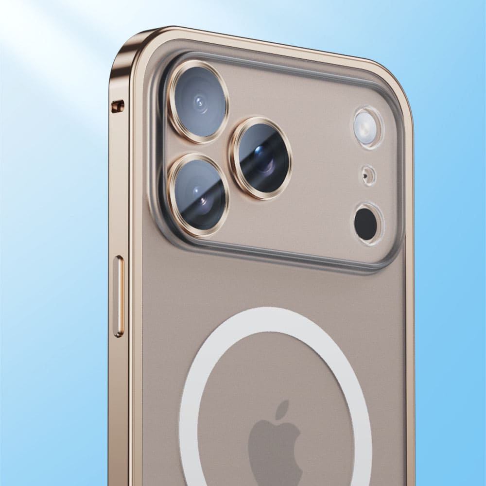 ChubbyArmor ProLock - Magnetic Metal Frame Case with Spring-Lock for iPhone 17