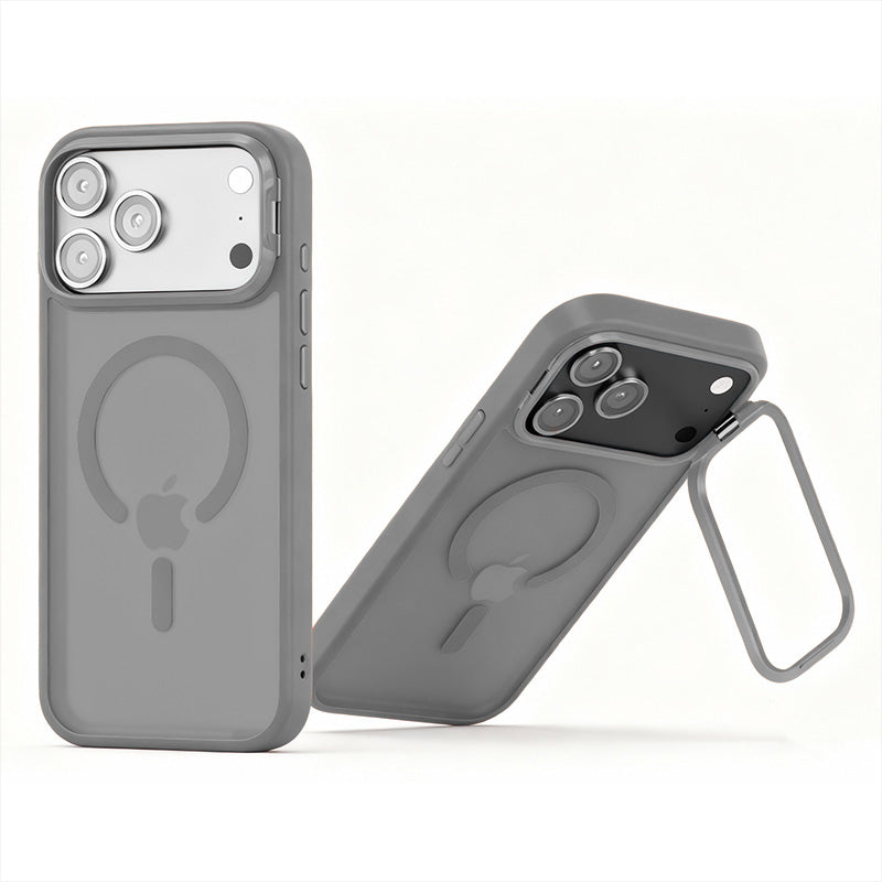 ChubbyArmor Proof - Contact Lens Holder & Magsafe Magnetic Coil Frosted Case For iPhone 17