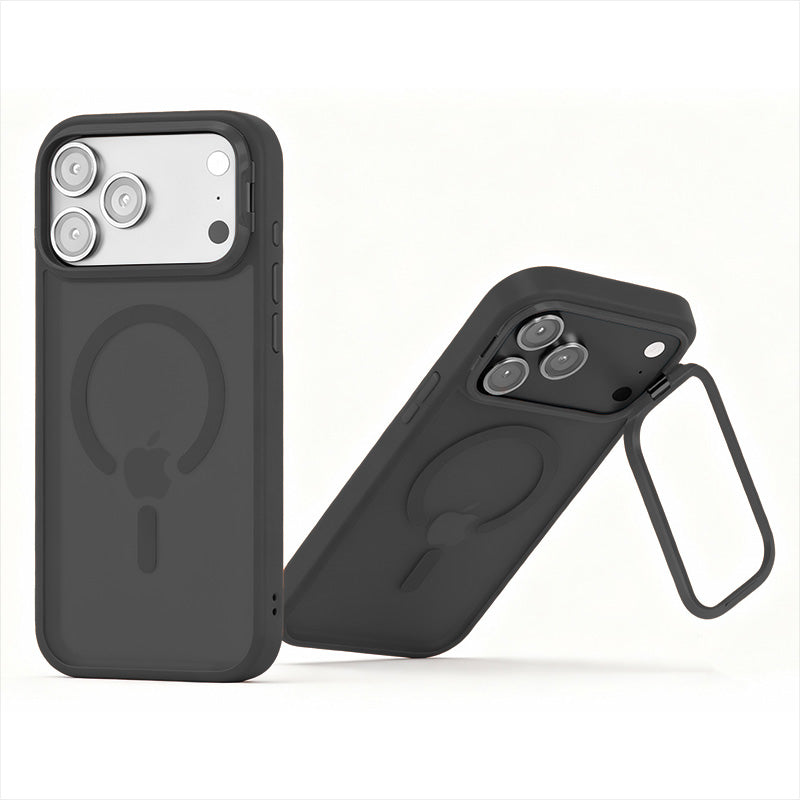 ChubbyArmor Proof - Contact Lens Holder & Magsafe Magnetic Coil Frosted Case For iPhone 17