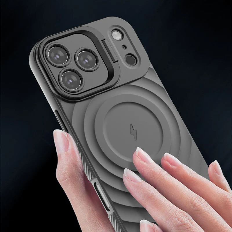 ChubbyArmor WaveShield – Full-Cover Shockproof Case With Built-in Lens Holder For iPhone 17