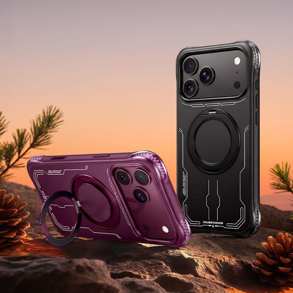 ChubbyArmor AirShield - MagSafe Ring Stand Case for iPhone | 3D Air Cushion Protection