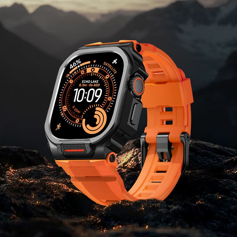 ChubbyBand Mech Pro - Metal Armor Sport Band for Apple Watch – Chubbycable