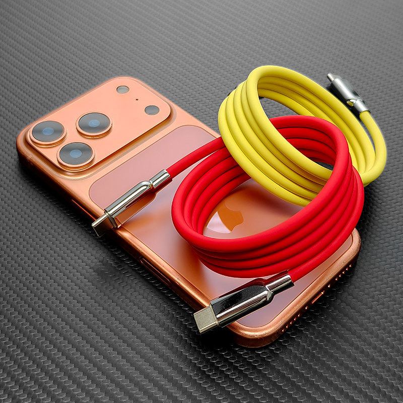 ChubbyCable MagSnap Silicone - Magnetic 240W Easy-Pack Charge Cable