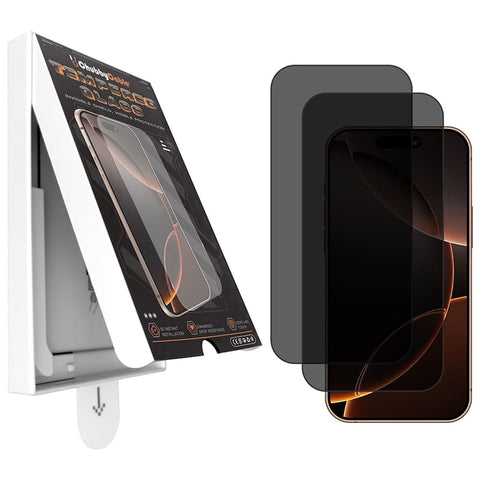 ChubbyCable SpyBlocker 2.0 Privacy Tempered Glass Screen Protector for iPhone 15 & 16 Series