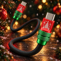 ChubbyCable Christmas Edition – 240W Holiday-Themed USB-C Fast Charging Cable