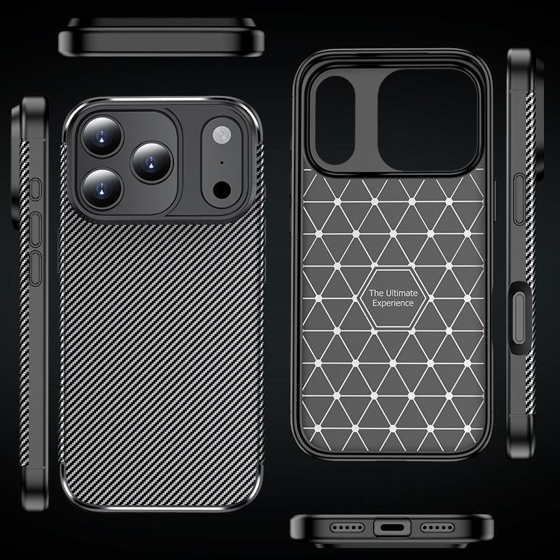 ChubbyCase - Carbon Fiber Texture Shockproof Case For iPhone 17