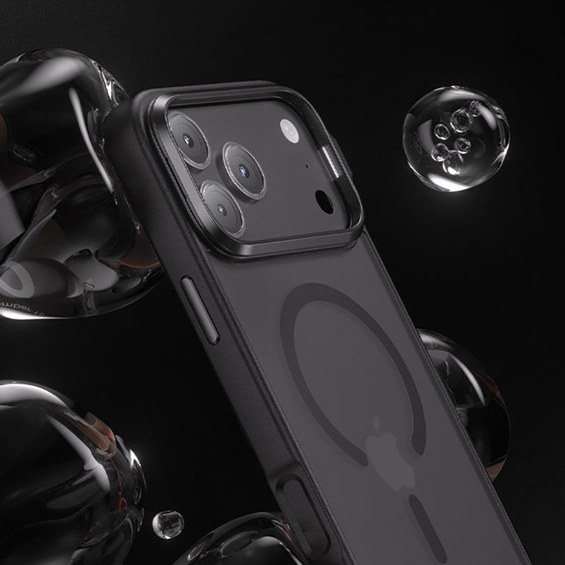 ChubbyCase - Contact Lens Holder & Magsafe Magnetic Coil Frosted Case For iPhone 17