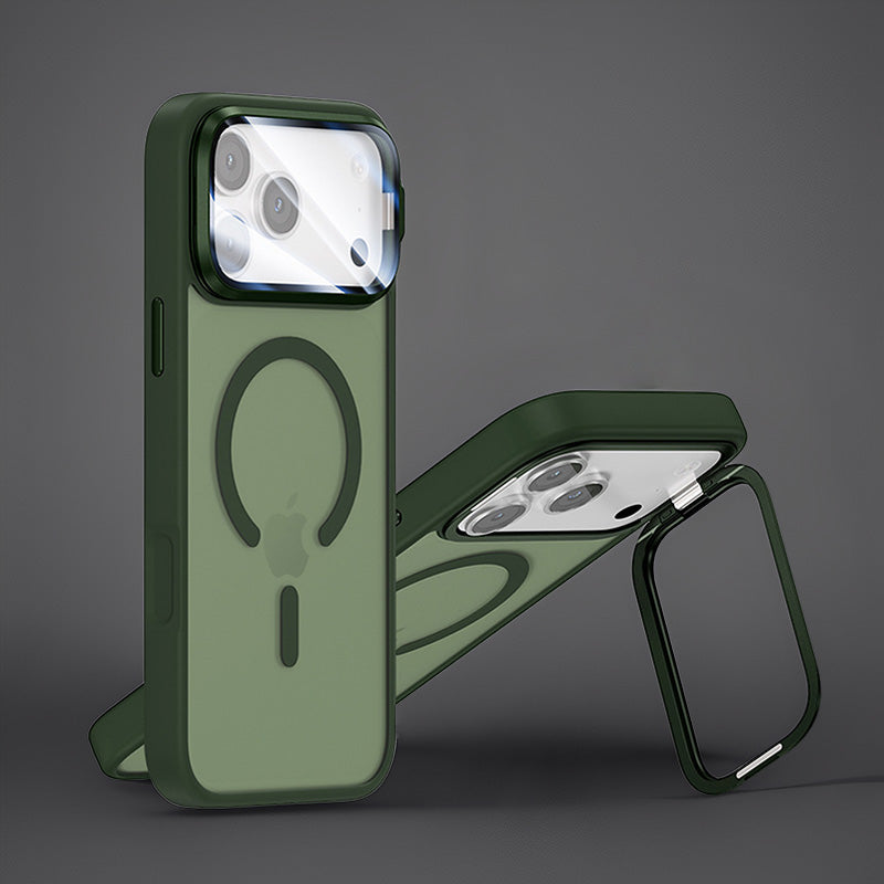 ChubbyCase - Skin-Feel Case With Hidden Bracket & Full Lens Protection For iPhone 17