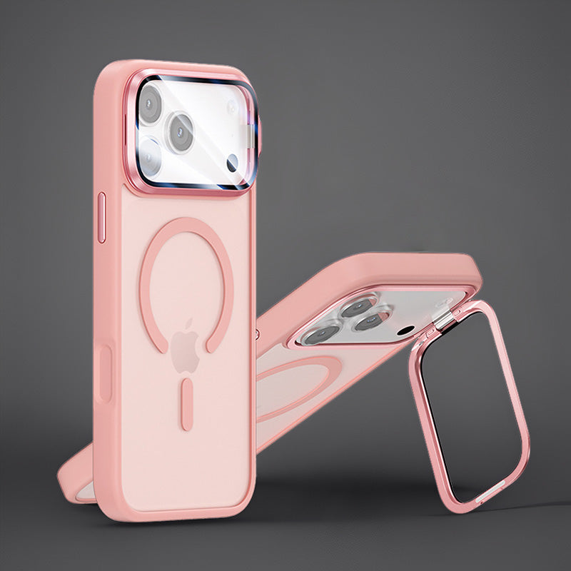 ChubbyCase - Skin-Feel Case With Hidden Bracket & Full Lens Protection For iPhone 17