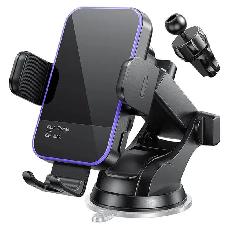 ChubbyCharge 15W AutoClamp Car Charger Mount – 360° Rotation