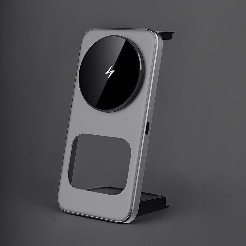 ChubbyCharge FoldPass - Credit Card Sized 3-in-1 Ultra-Thin Wireless Charger Travel Essential