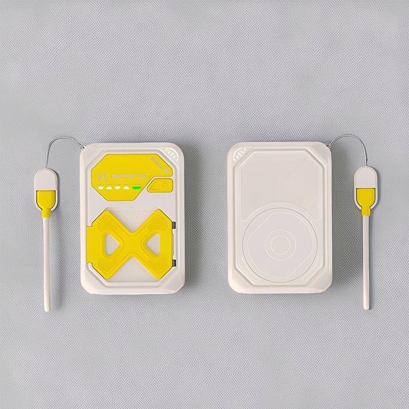 ChubbyCharge MagLink – 10000mAh Magnetic Power Bank With Built-In Cable & AC Wall Plug