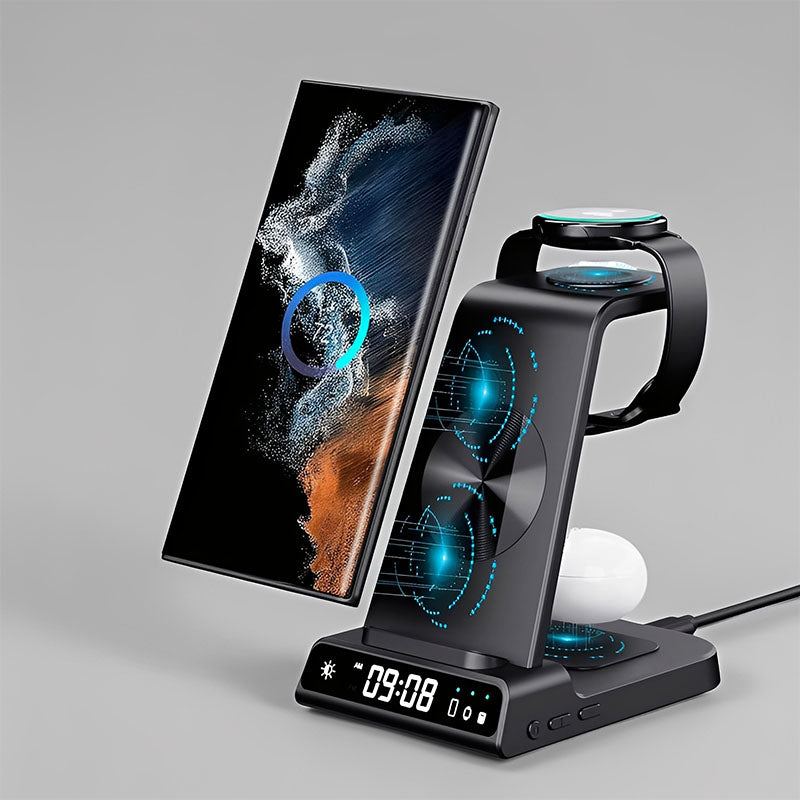 ChubbyCharge Pro - 3-in-1 Wireless Charging Hub for Samsung & Apple Series