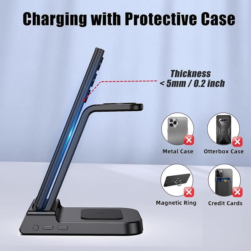 ChubbyCharge Pro - 3-in-1 Wireless Charging Hub for Samsung & Apple Series