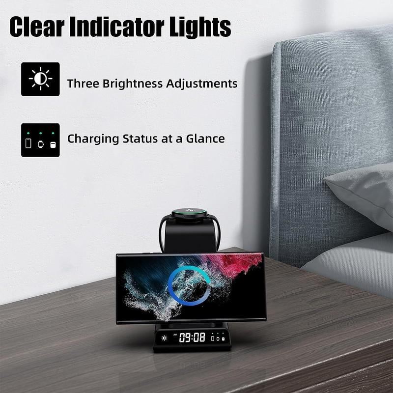 ChubbyCharge Pro - 3-in-1 Wireless Charging Hub for Samsung & Apple Series