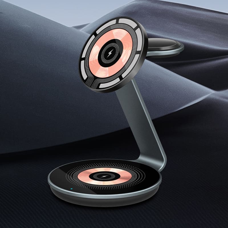 ChubbyCharge TrioFlow - 3-in-1 MagSafe Charging Station