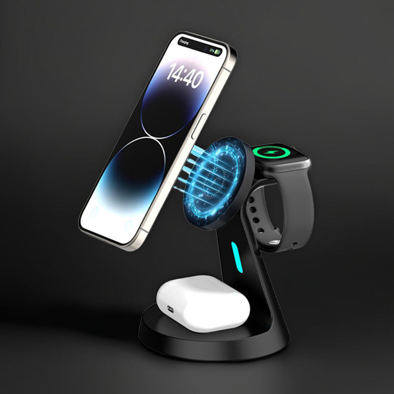 ChubbyCharge TrioFlow - 3-in-1 MagSafe Charging Station