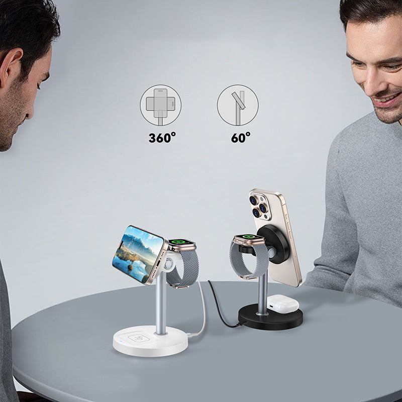 ChubbyCharge TrioFlow Lite- 3-in-1 MagSafe Charging Station