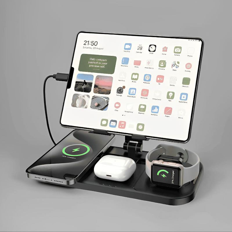 ChubbyCharger Multi-Gadget Dock – 4-in-1 Wireless Power Hub