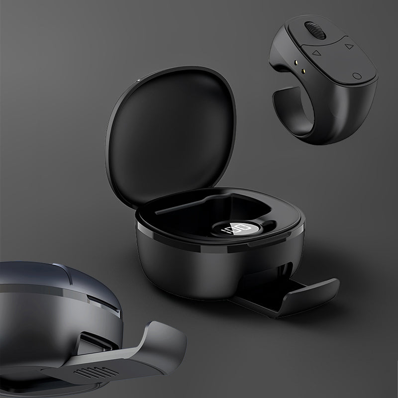 ChubbyClick Wireless Scroll Ring 2.0 & Bracket Charging Compartment – Bluetooth Remote for Youtube,TikTok & Kindle App