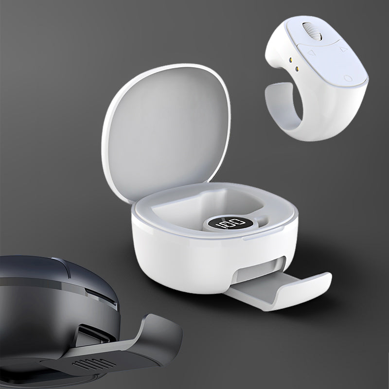 ChubbyClick Wireless Scroll Ring 2.0 & Bracket Charging Compartment – Bluetooth Remote for Youtube,TikTok & Kindle App