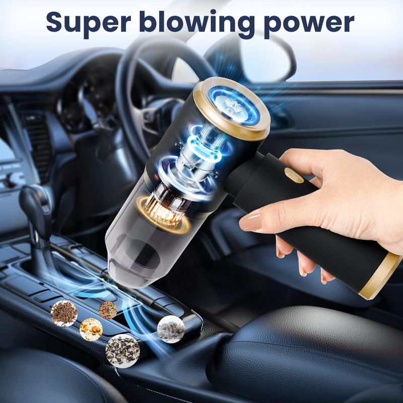 ChubbyDrive CarVac - 4-in-1 Cordless Car Dust Blower & Vacuum 60000 RPM