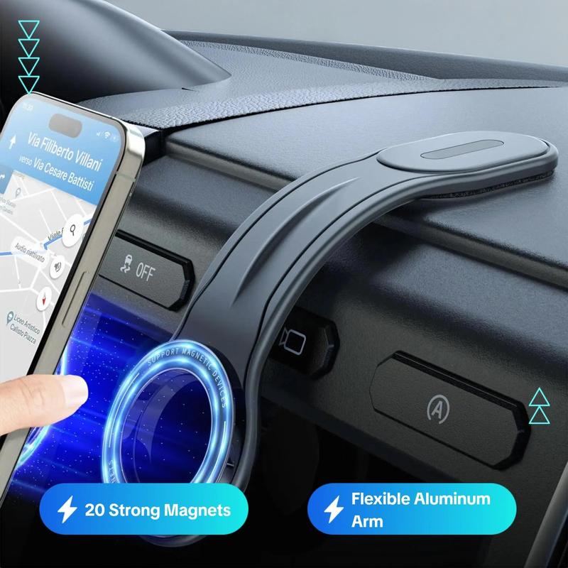 ChubbyDrive FlexGrip - 360° Bendable Magnetic Car Phone Mount
