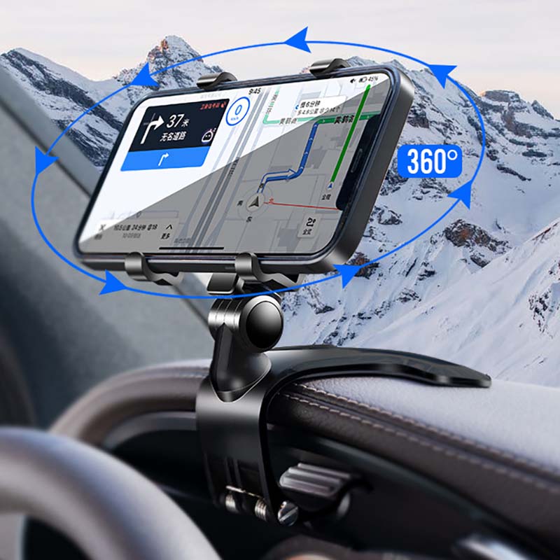 ChubbyDrive Pivot - 360° One-Hand Operation Car Mount With Shock Absorption