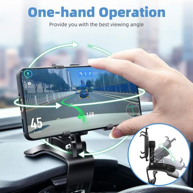 ChubbyDrive Pivot - 360° One-Hand Operation Car Mount With Shock Absorption