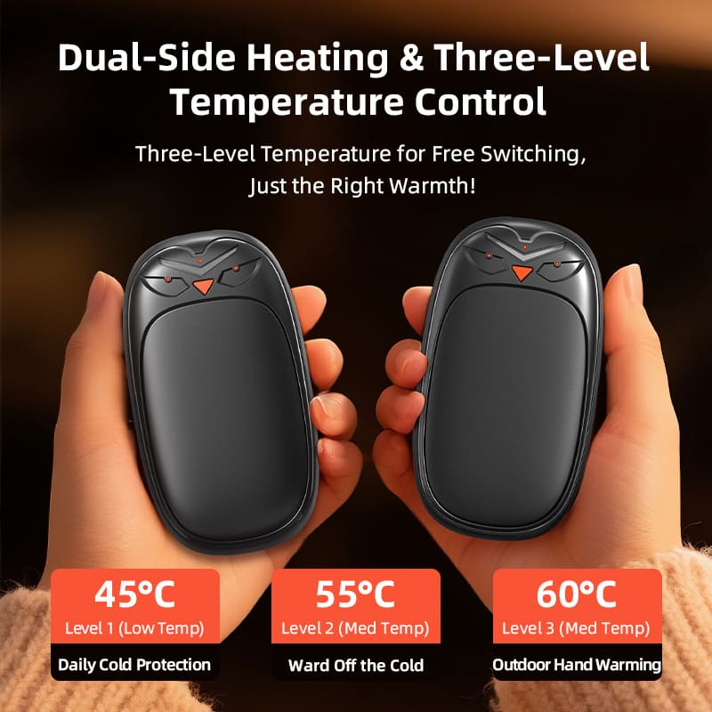 ChubbyGear PocketWarm - Portable Hand Warmer with 3-Temp Settings