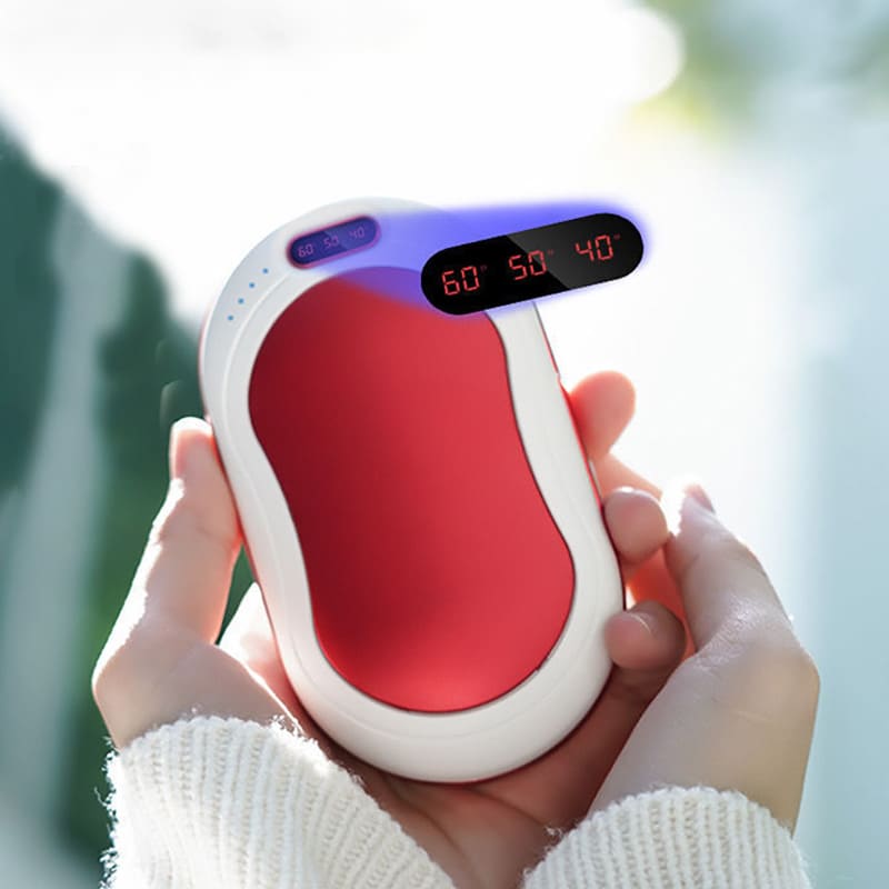 ChubbyGear WarmPro - 2-in-1 10000mAh Hand Warmer & Power Bank with Digital Display