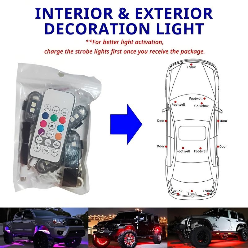 ChubbyGlow Skylink - Wireless Remote Control LED Aircraft Strobe Light