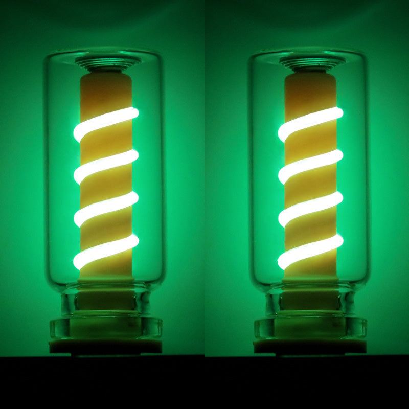 ChubbyGlow SpiralNova - Transparent RGB LED Light，USB Powered Mood Lighting for Car/Bedroom/Parties