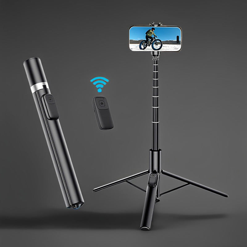 ChubbyGrip AutoPop - Auto-Extend Tripod - Magnetic Remote & 360° Rotating Head for iPhone/Android